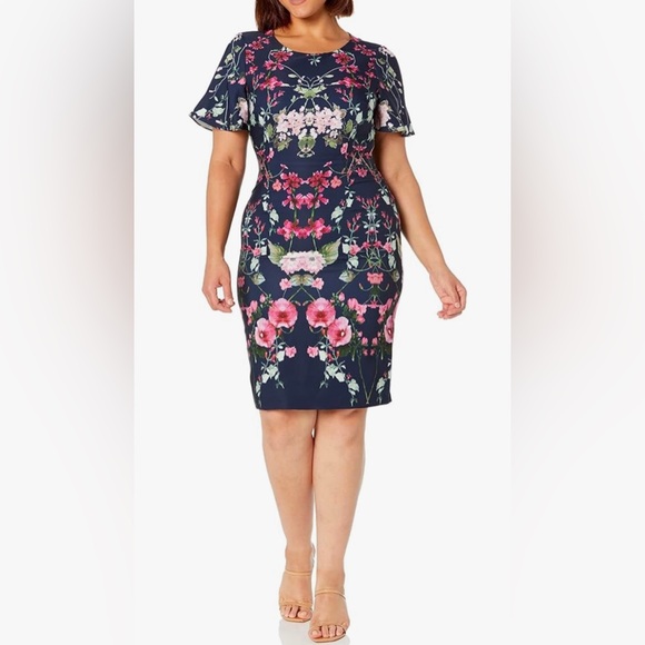 Adrianna Papell Dresses & Skirts - Adrianna Papell - Short Sleeve Knee Length Casual Dress Sz 16W
